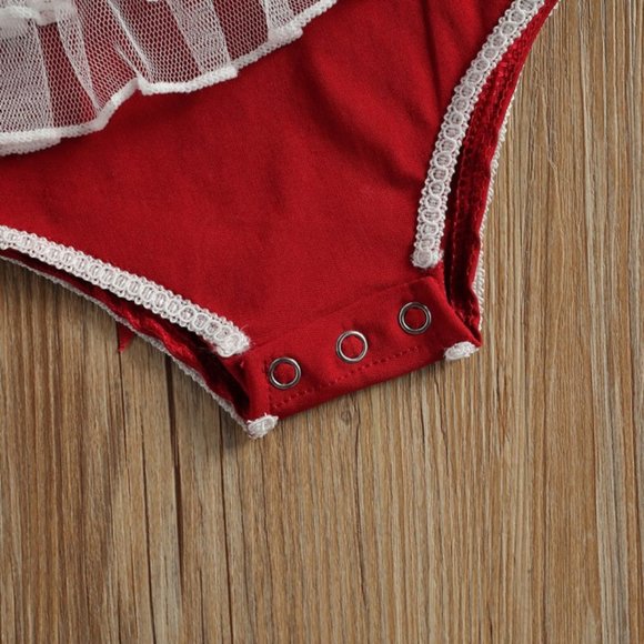 Newborn Lace Floral Spring Easter Girl Outfit Clothes Dress Photoshoot Romper - Picture 3 of 6